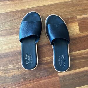 Like new Cork Ease leather and cork sandals